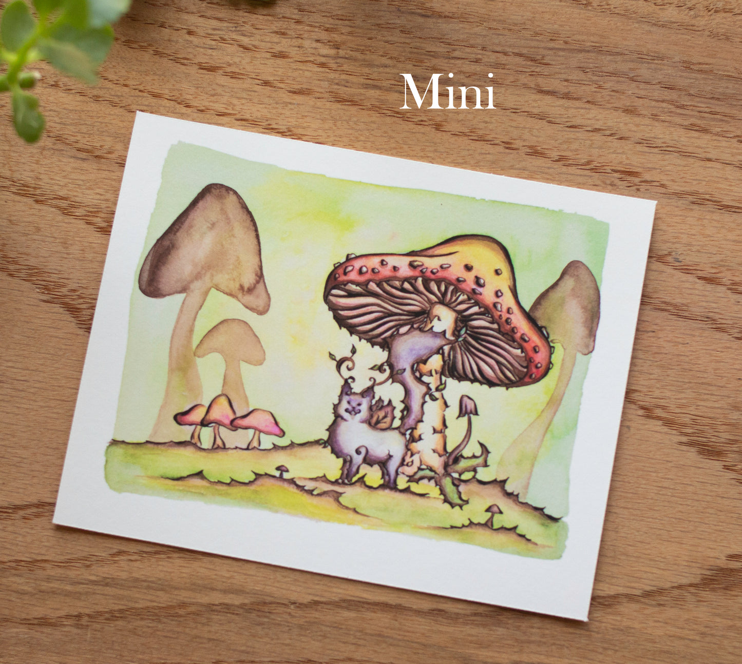 Under a Mushroom Signed Archival Giclee Print