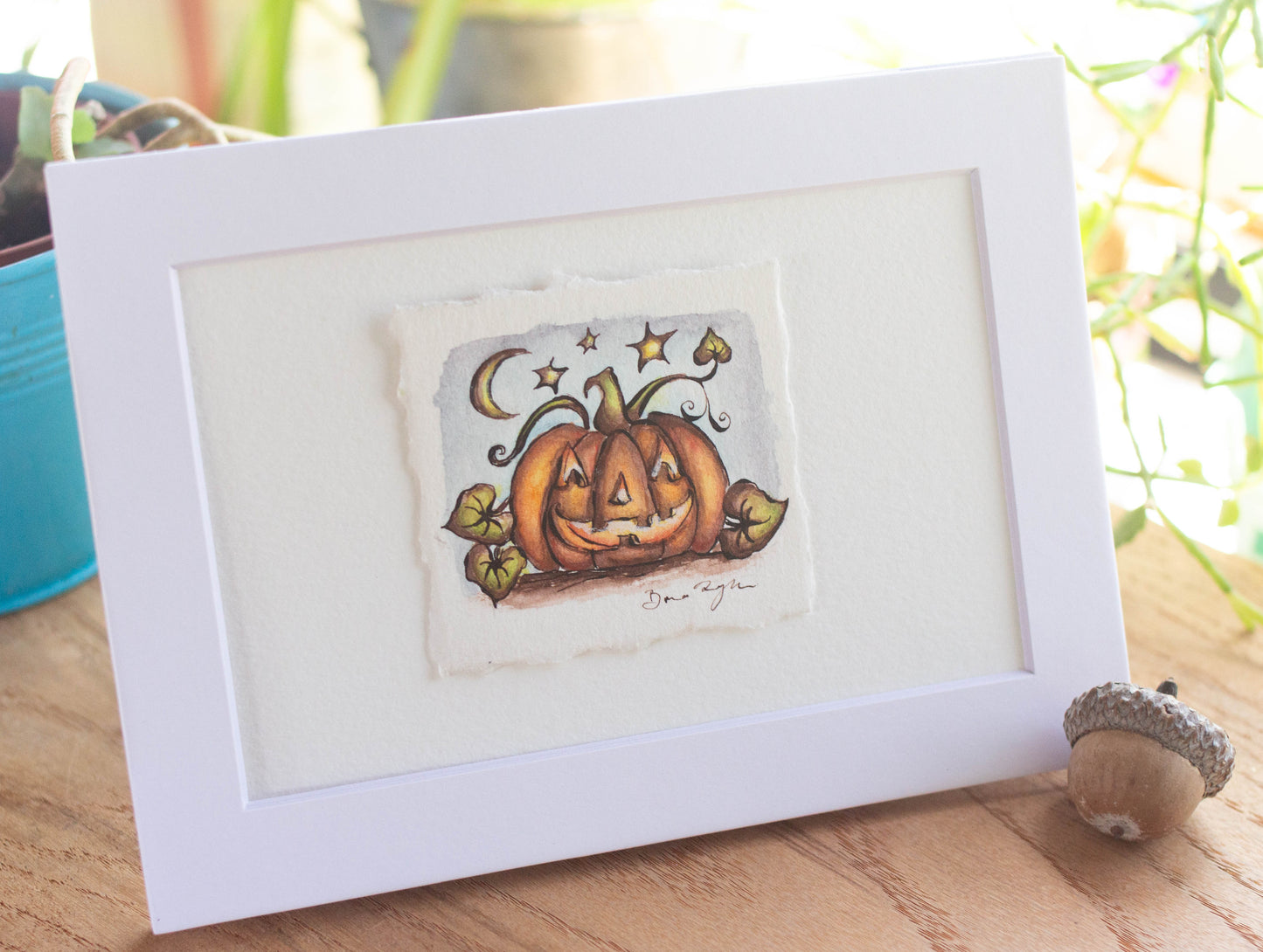 "Jack o' Lantern" Tiny Original Illustration