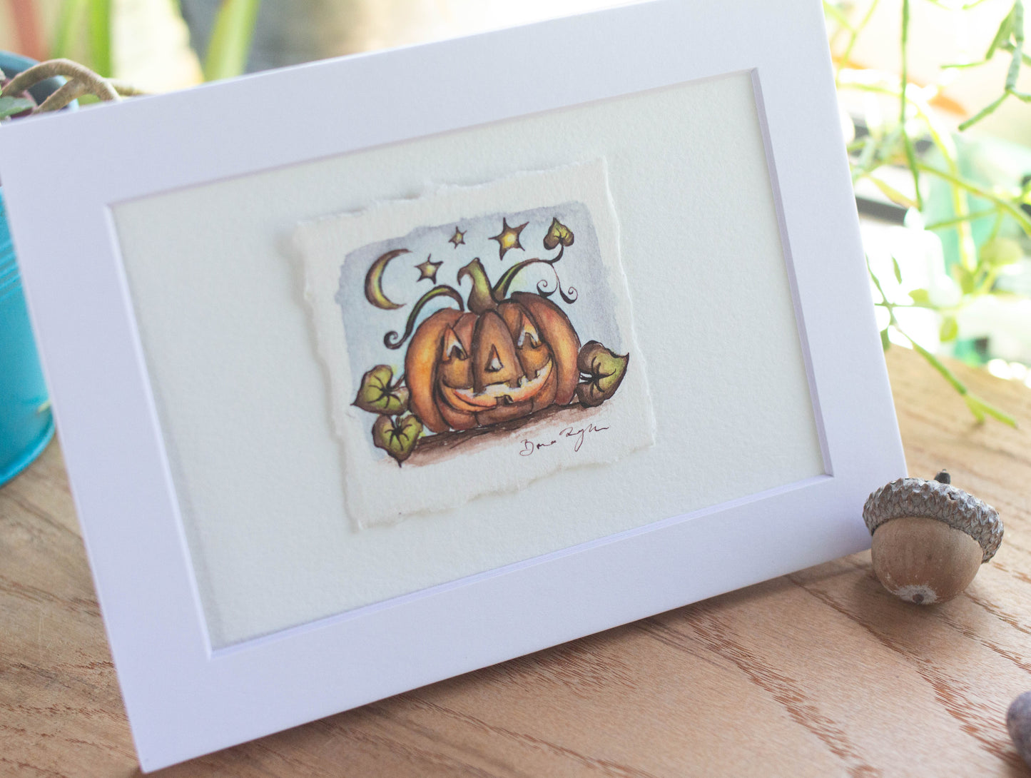 "Jack o' Lantern" Tiny Original Illustration