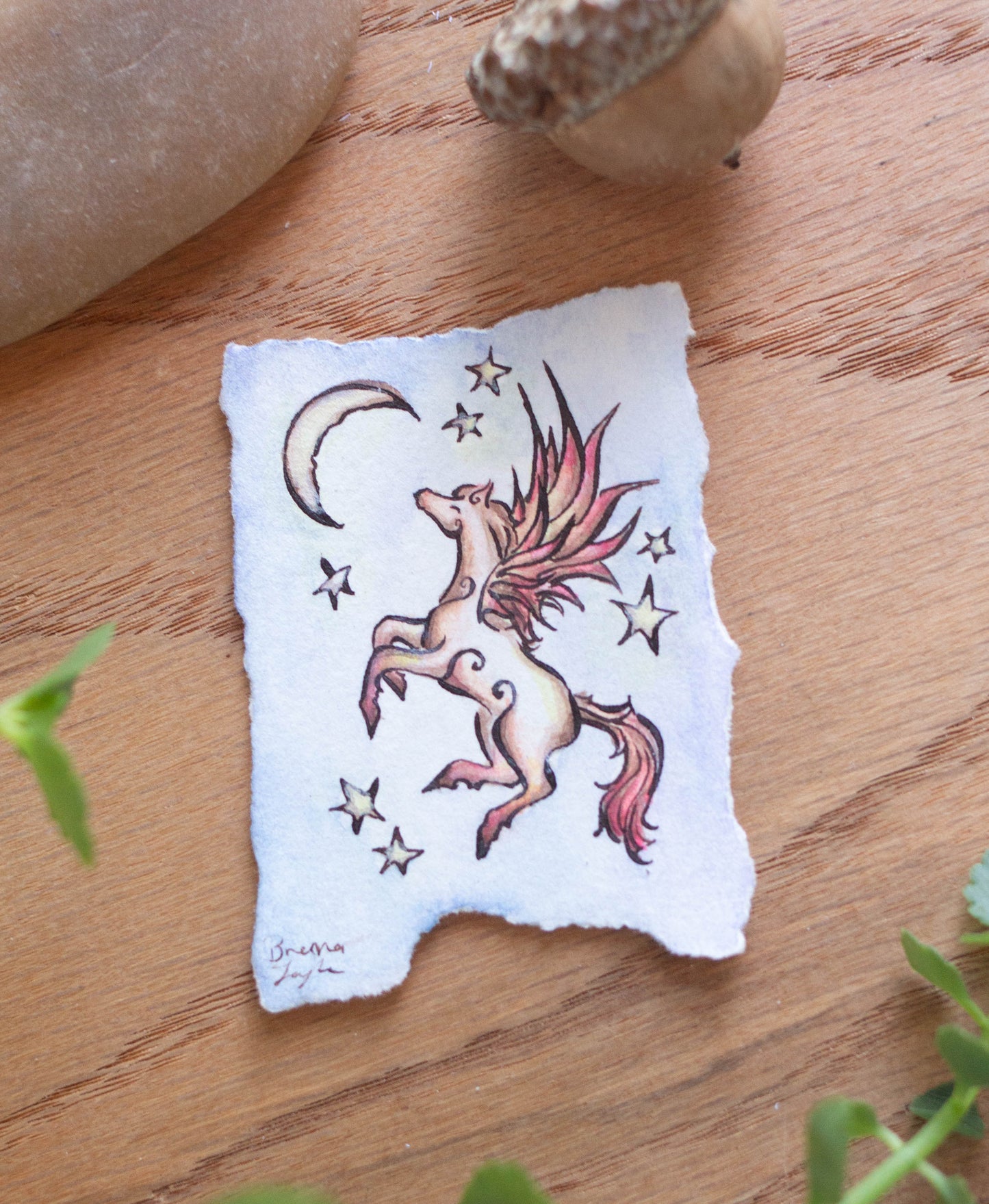 "Starry Pegasus" Tiny Original Illustration