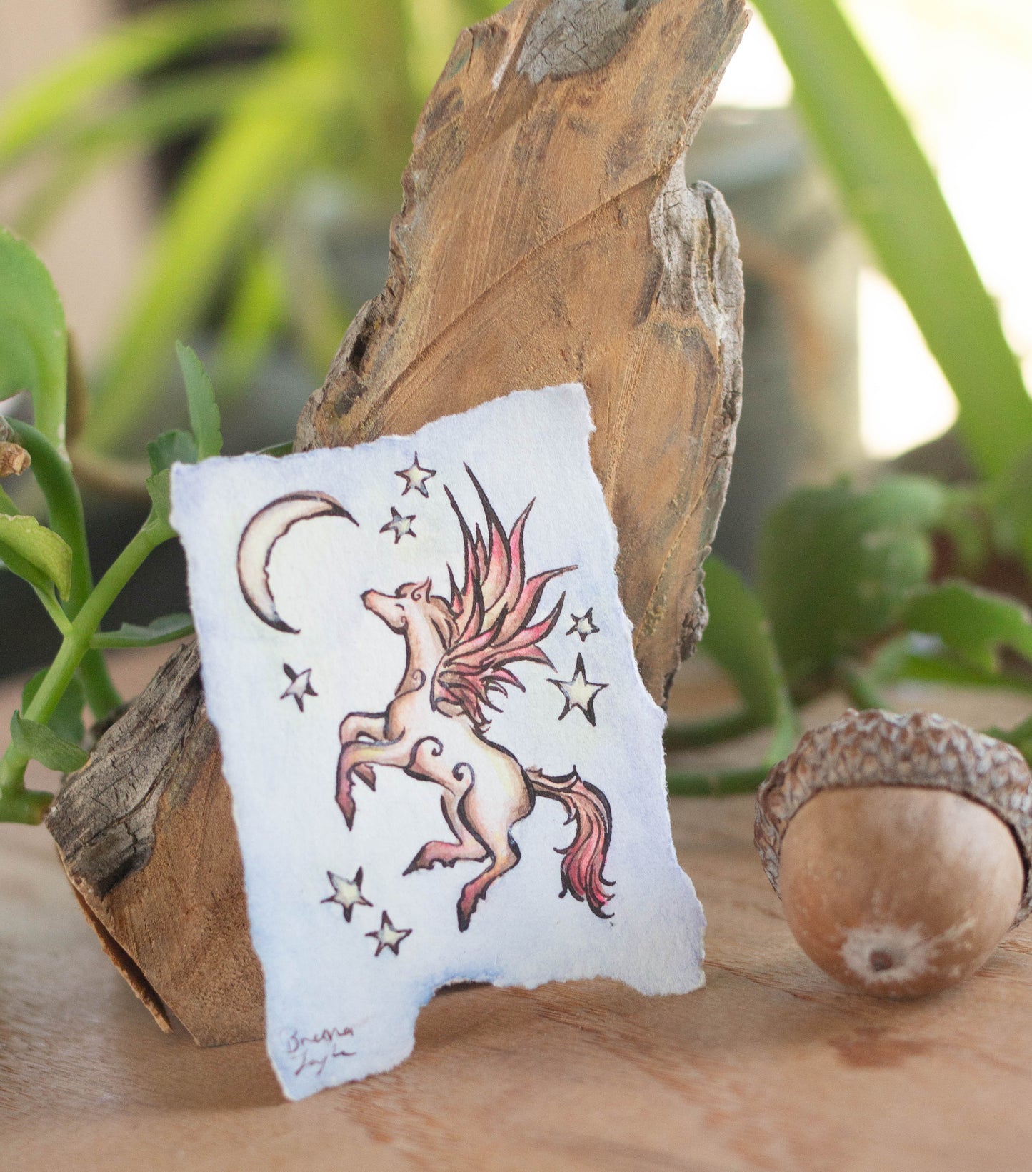 "Starry Pegasus" Tiny Original Illustration