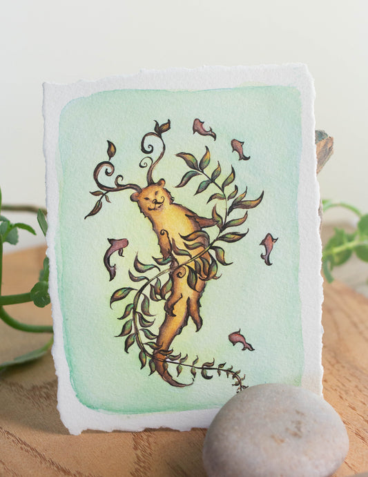 "Fae Otter" Original Illustration