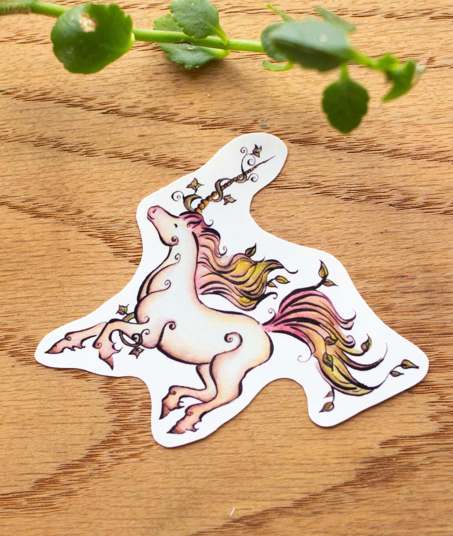 Rainbow Unicorn Vinyl Sticker