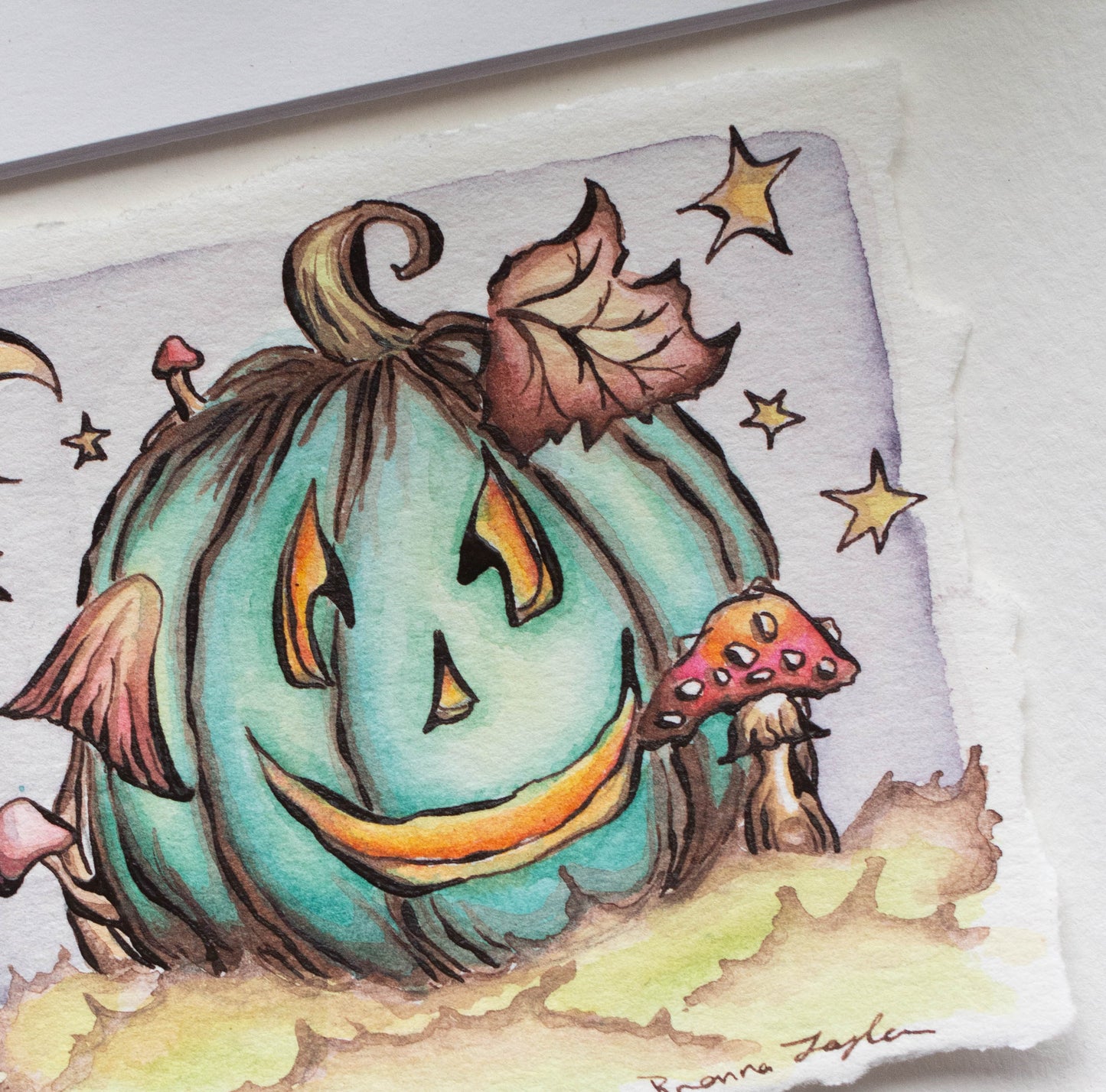 "Haunting Smile" Original Illustration