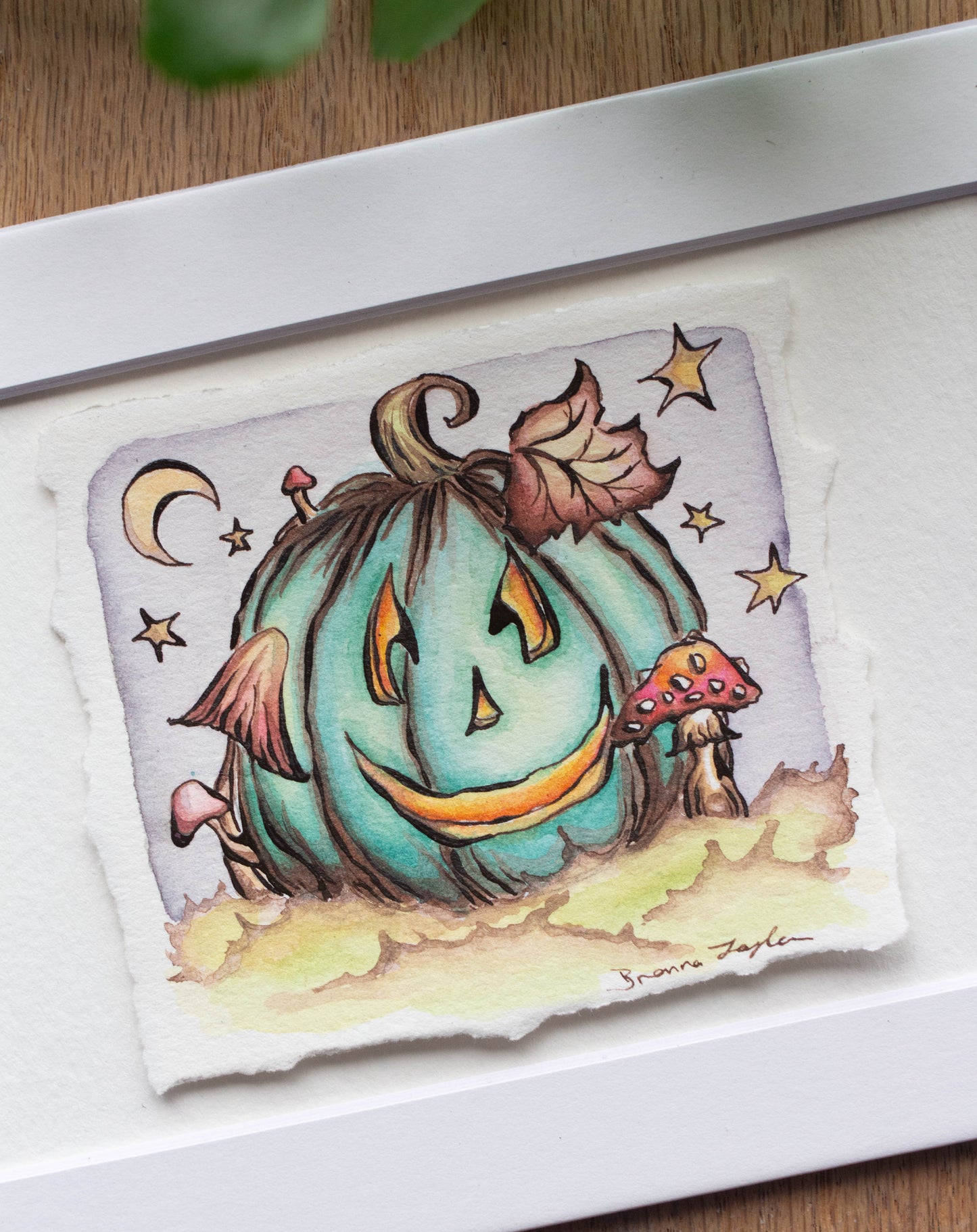 "Haunting Smile" Original Illustration