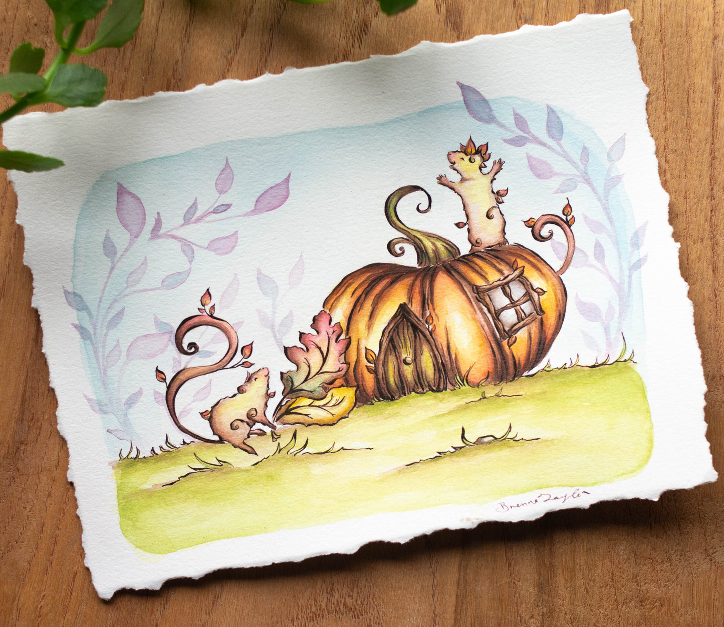 "House Warming" Original Illustration