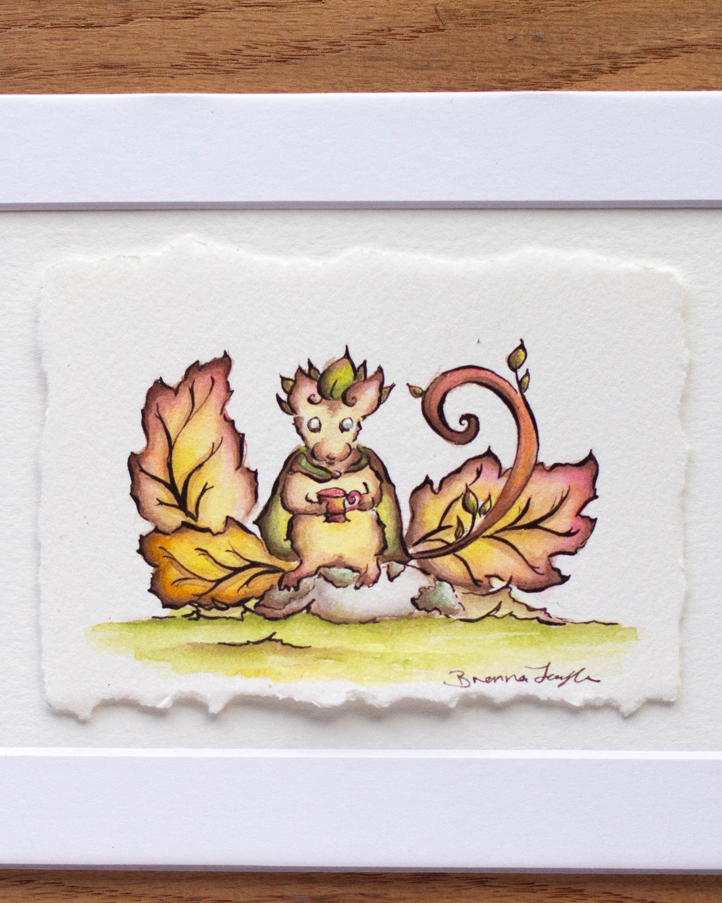"Autumn Tea" Original Illustration
