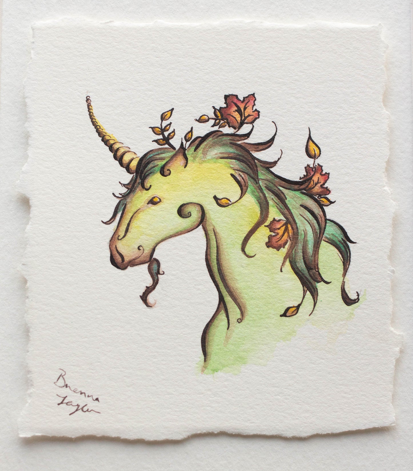 "Forest Unicorn" Original Illustration