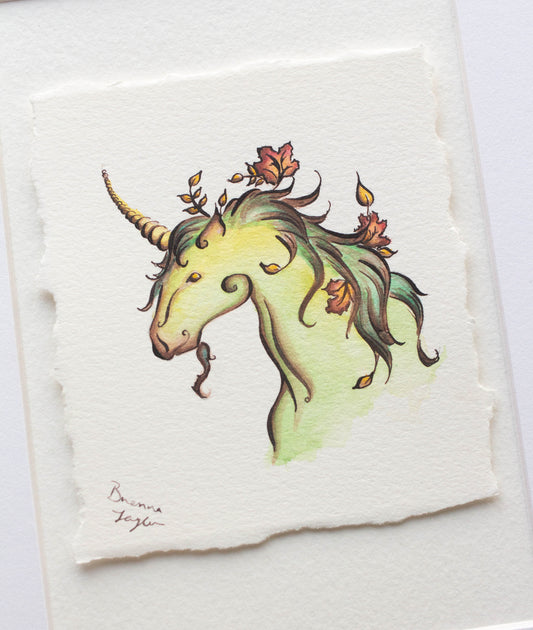 "Forest Unicorn" Original Illustration