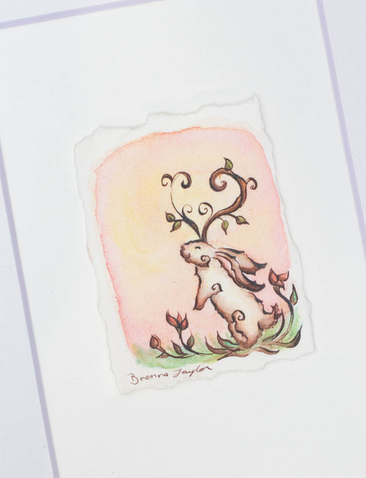 "Spring Morning" Original Illustration *with a tint changing pigment, please read description*