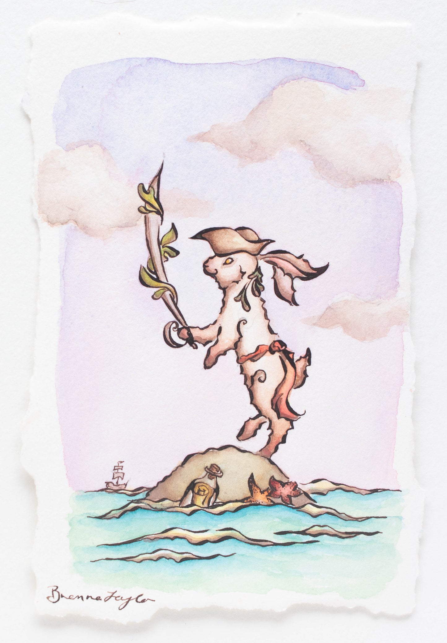 "Jack Rabbit" Original Illustration