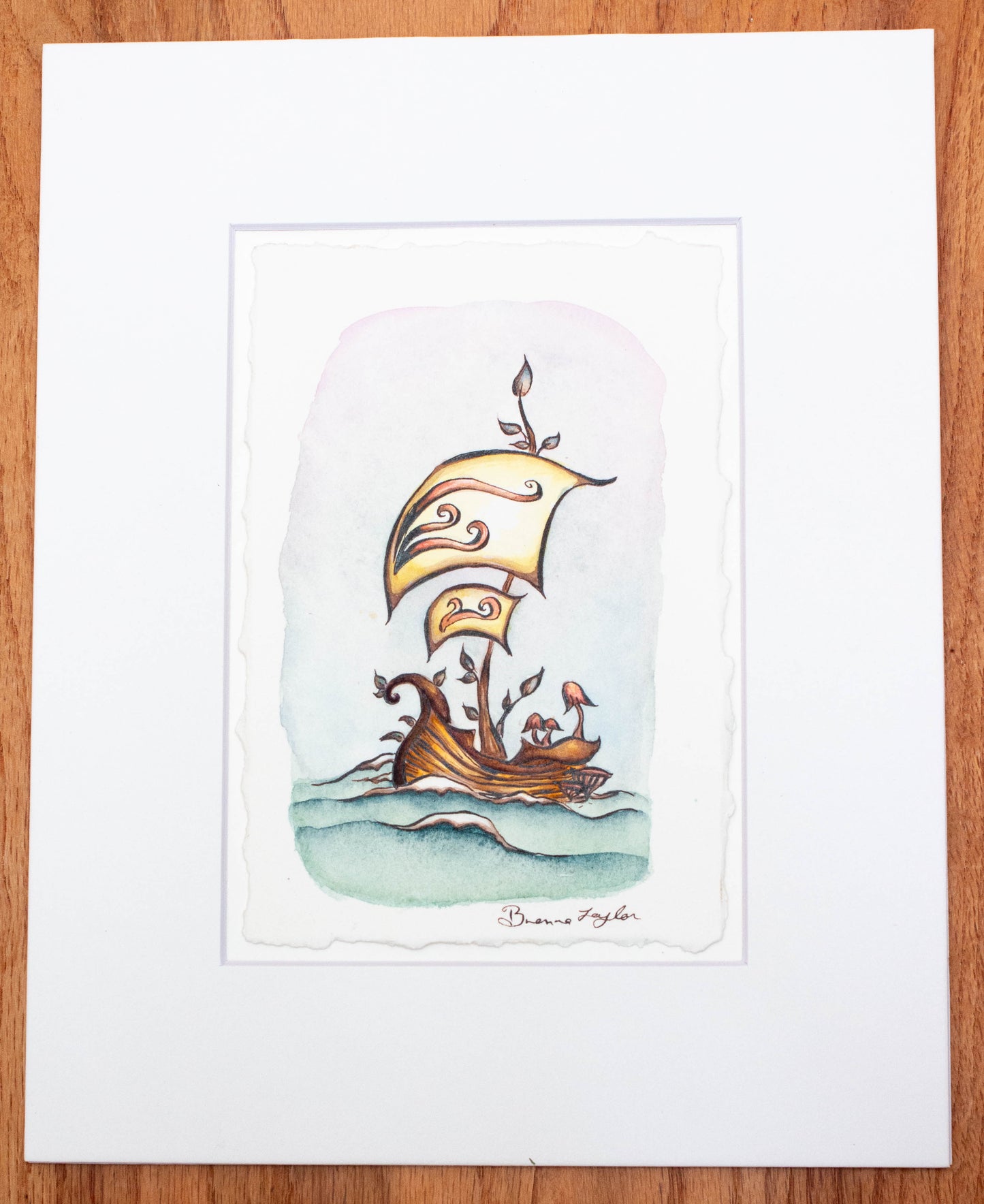 "Curious Vessel" Original Illustration