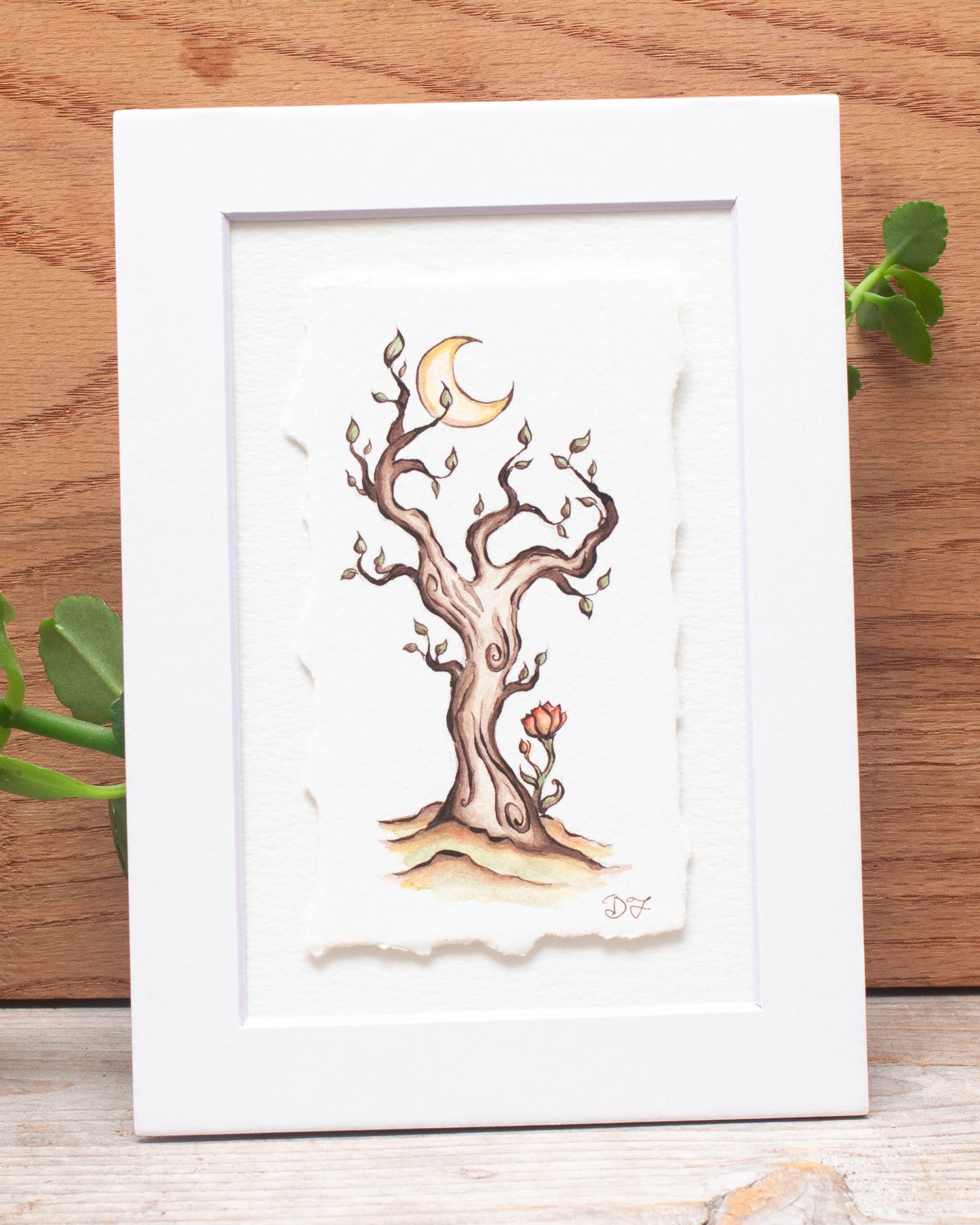 "Reaching For the Moon" Original Illustration