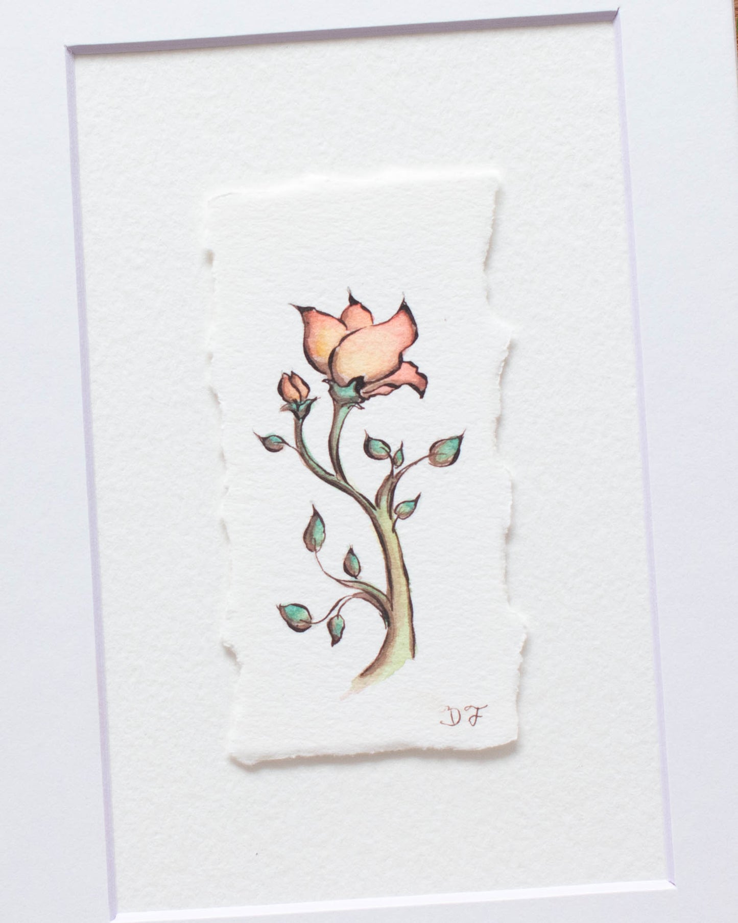 "Playful Petals" Original Illustration