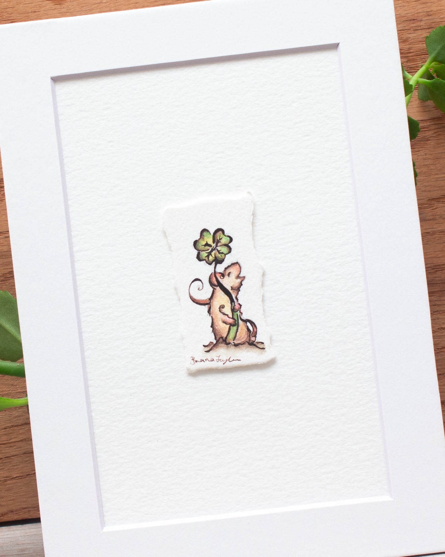 "Lucky Mouse" Original Illustration
