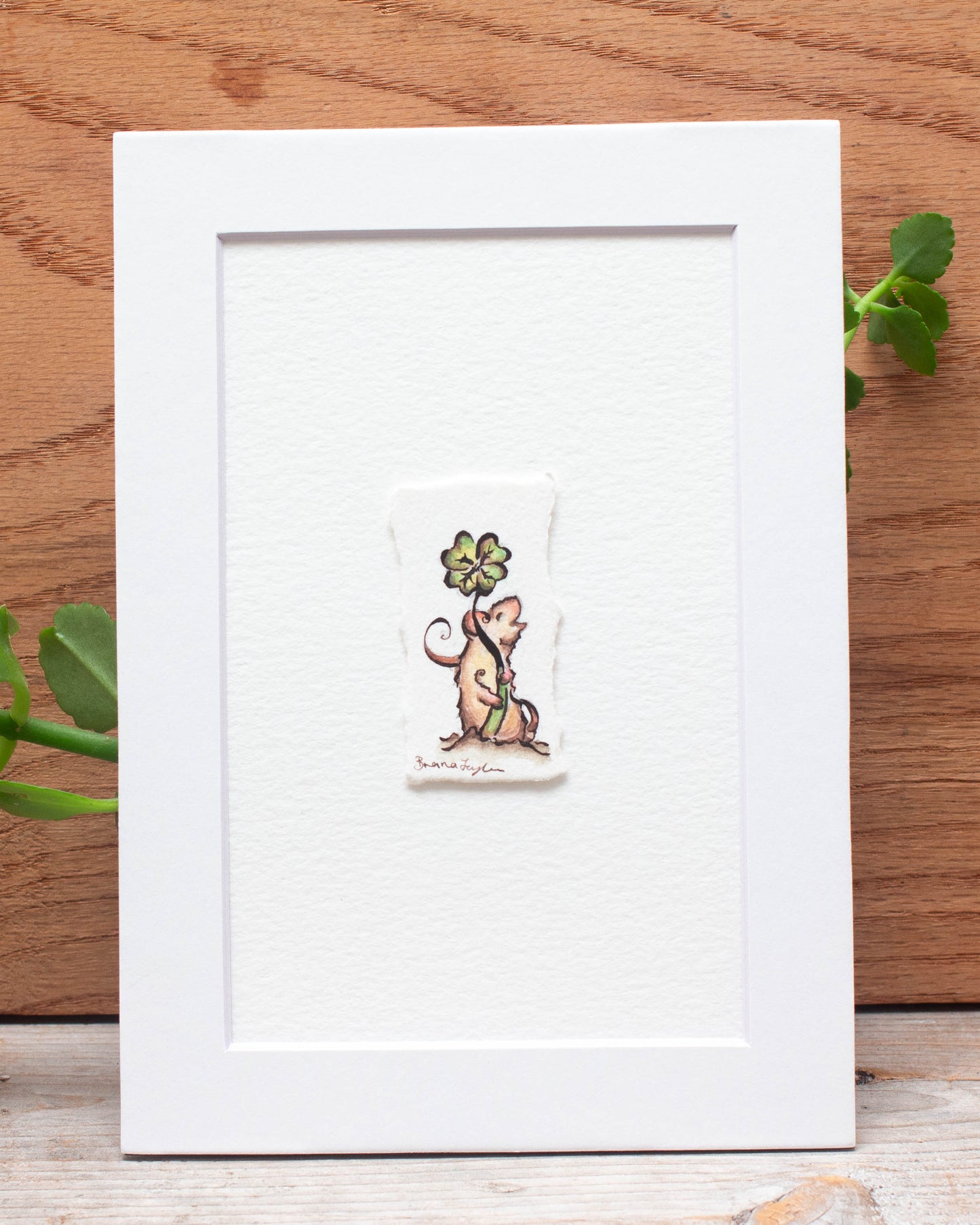 "Lucky Mouse" Original Illustration