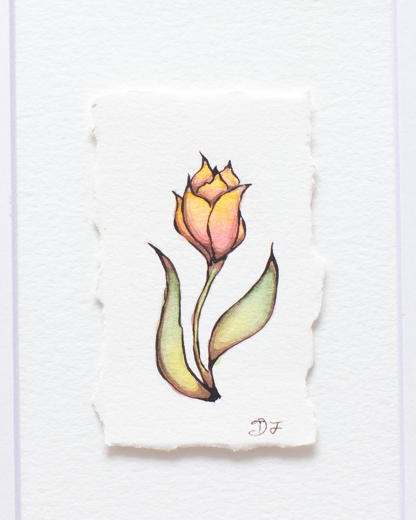 "Dancing Tulip" Original Illustration