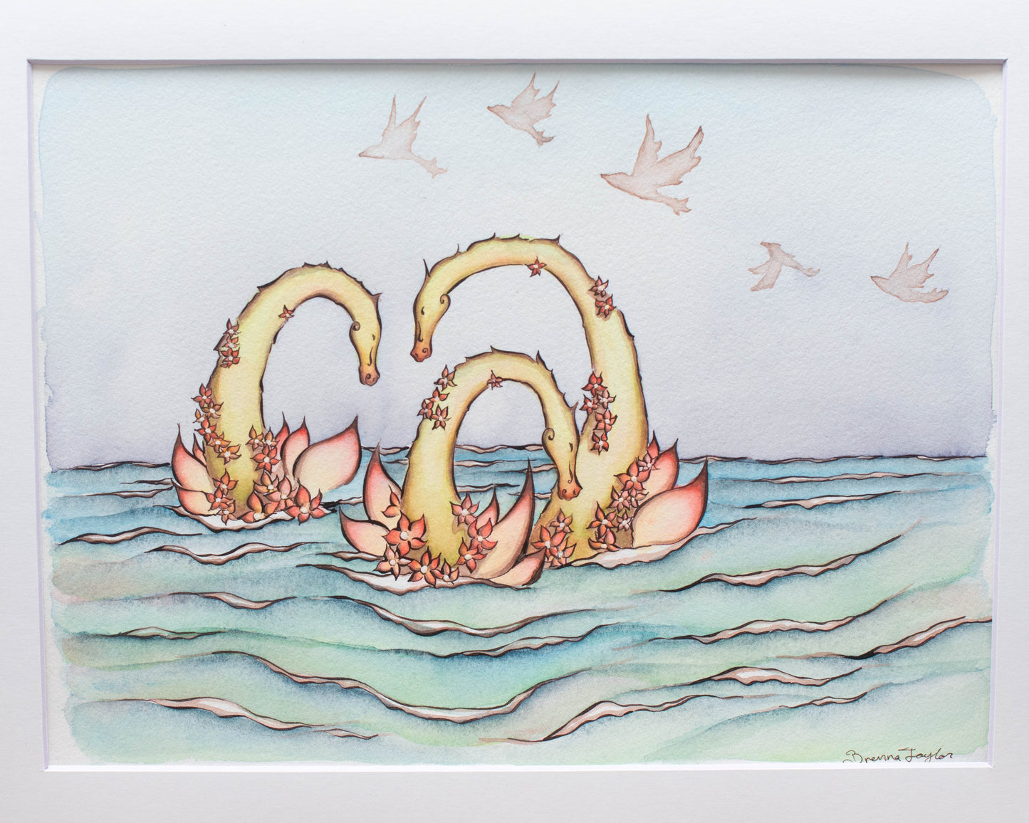 "In The Sea" Original Illustration