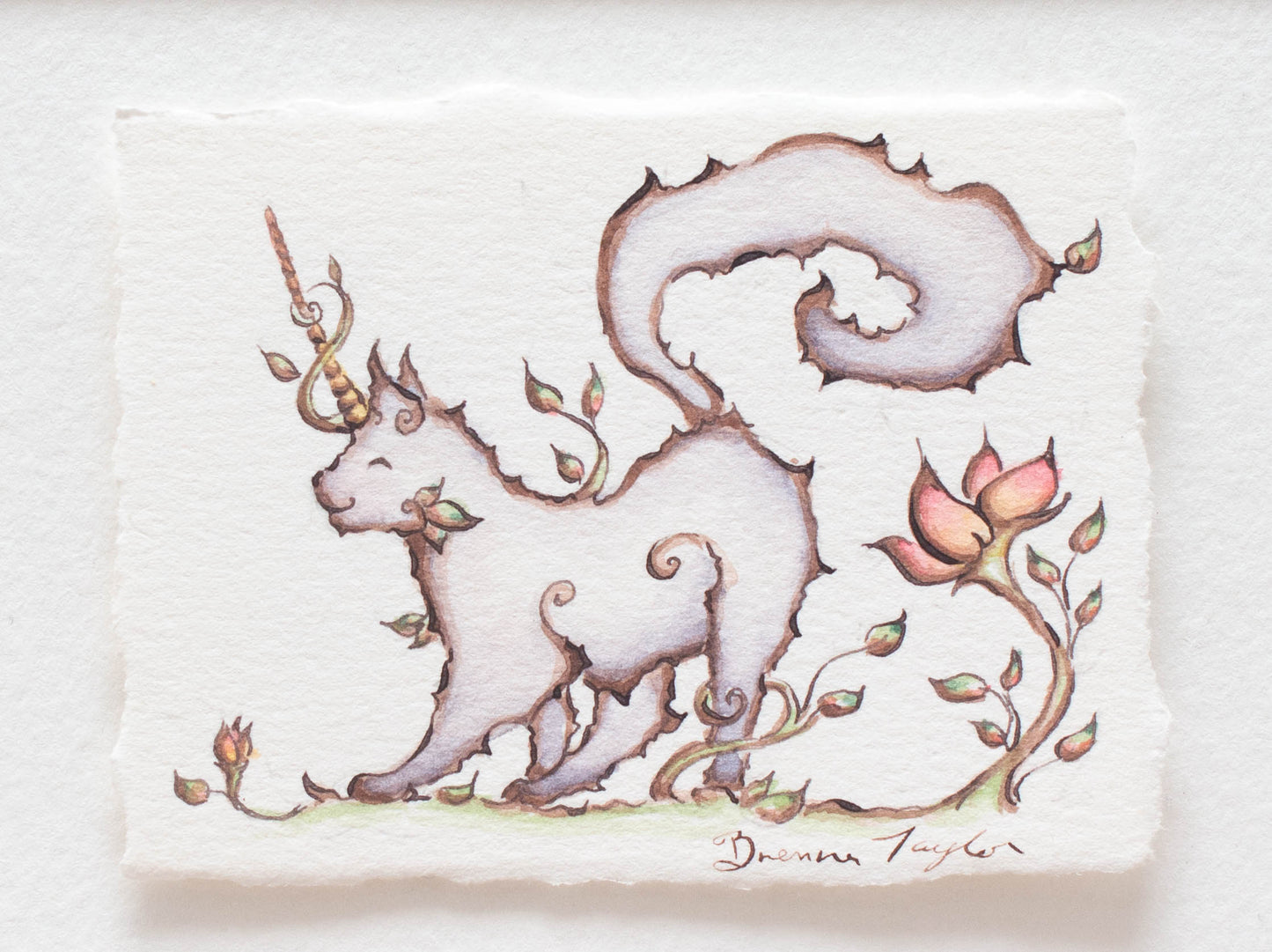 "Delicious Contentment" Original Illustration