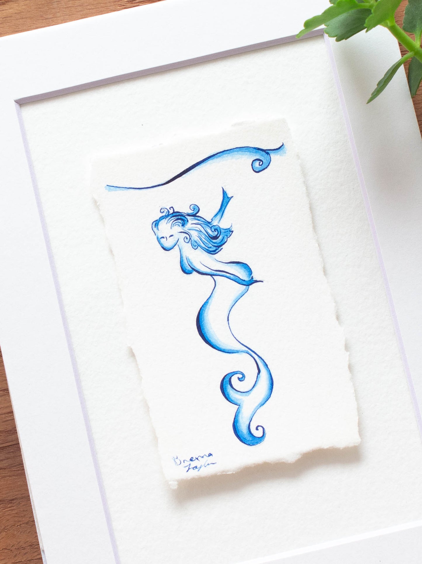 "In The Quiet Beneath the Waves" Original Illustration