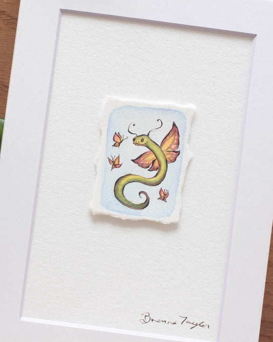 "Snake of Encouragement" Original Illustration