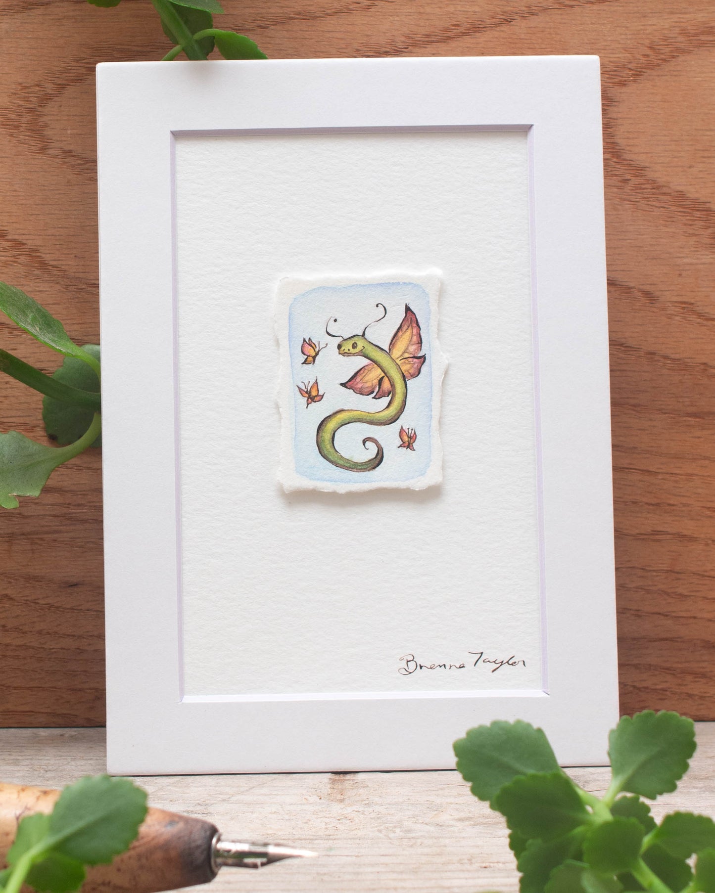 "Snake of Encouragement" Original Illustration