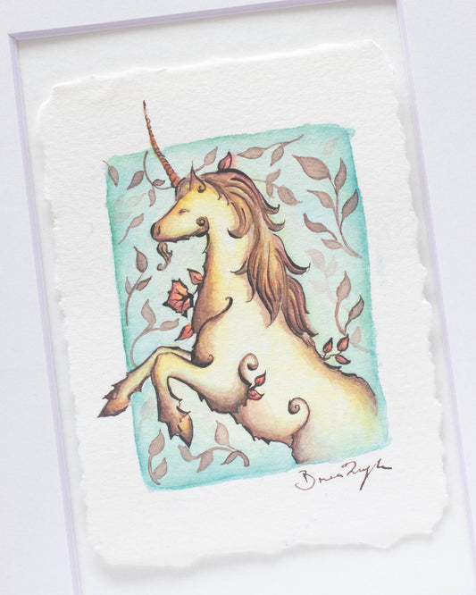 "Tapestry Unicorn" Original Illustration