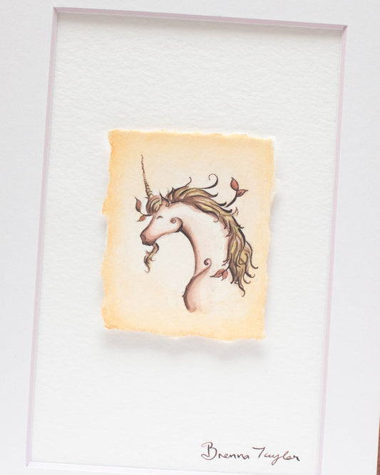 "Unicorn Parchment" Original Illustration