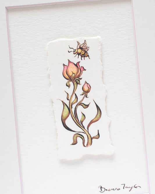 "Spring Visitor" Original Illustration