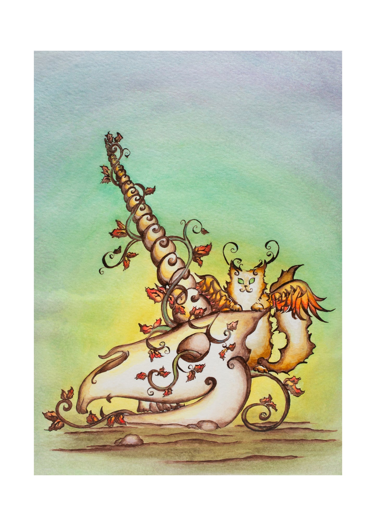 Mysterious Bones Fine Art Giclee Print