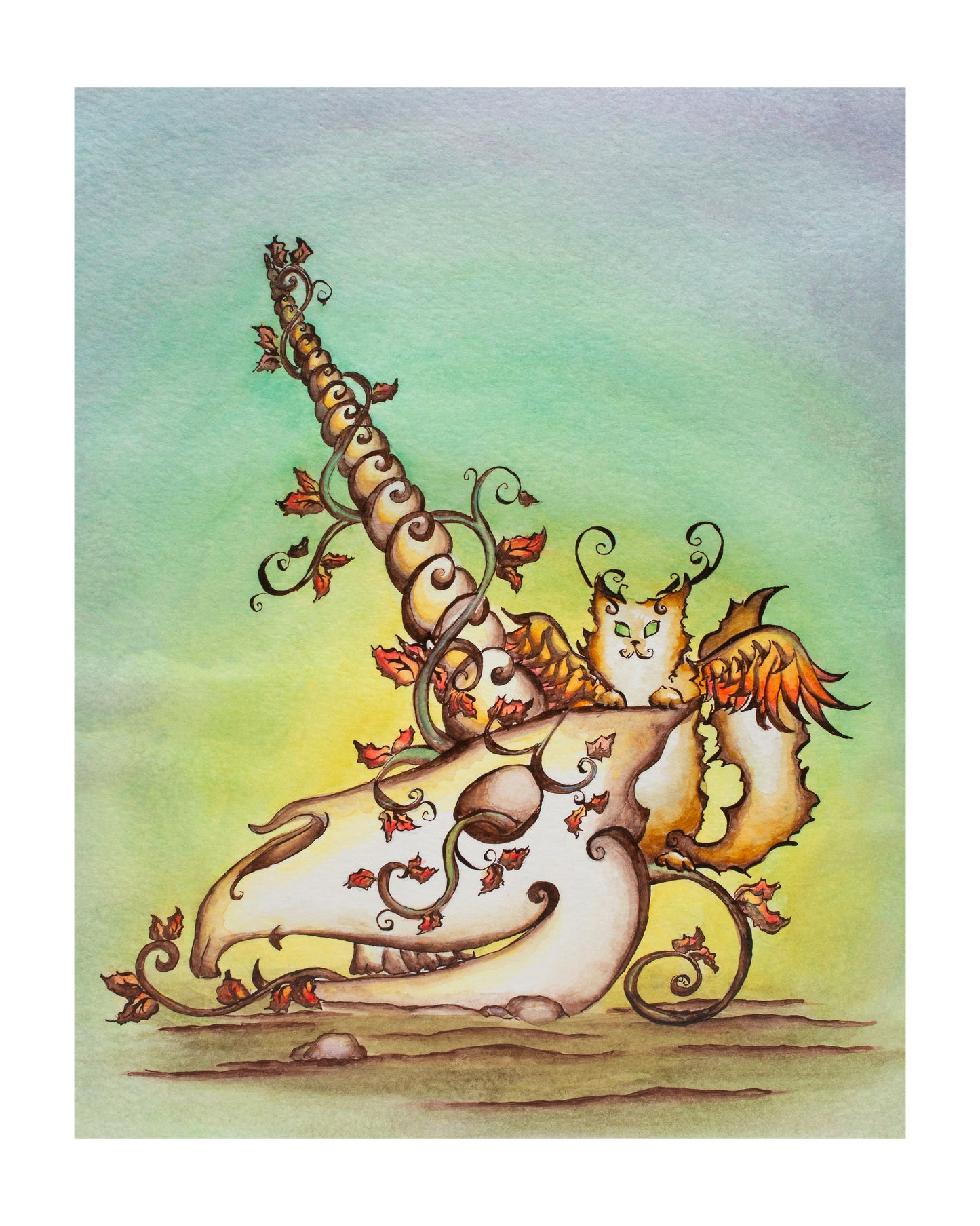 Mysterious Bones Fine Art Giclee Print