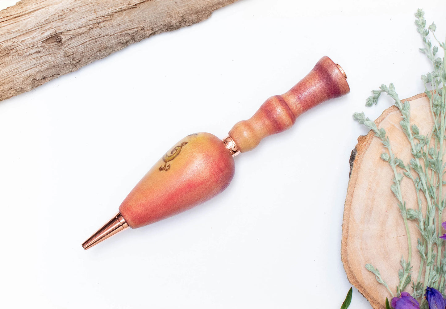 Triskelion Ballpoint Pen, Ergonomic Grip for More Comfortable Writing, Fairytale Pen, Handmade Pen, Arthritis Pencil