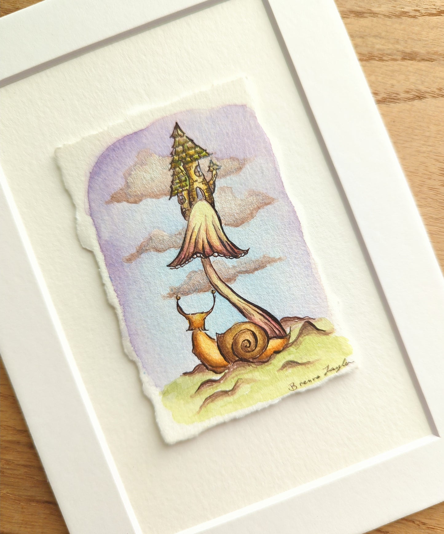 "Tiniest Wizard's Tower" Tiny Original Illustration