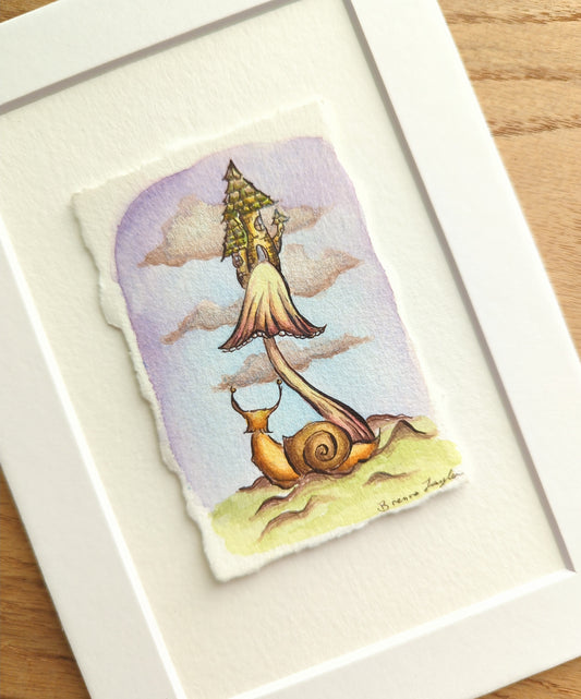 "Tiniest Wizard's Tower" Tiny Original Illustration