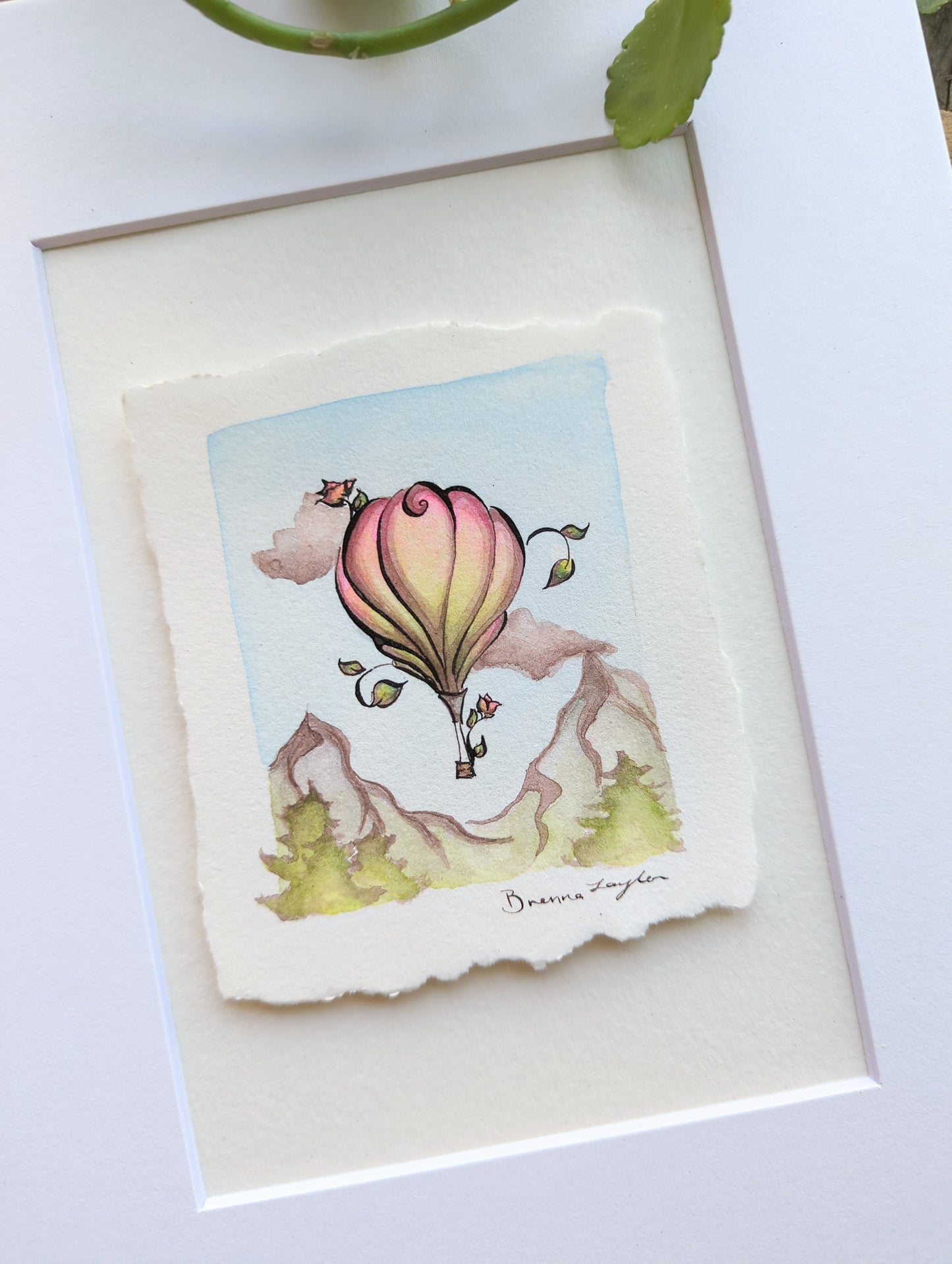 "Sprouting Balloon" Original Illustration