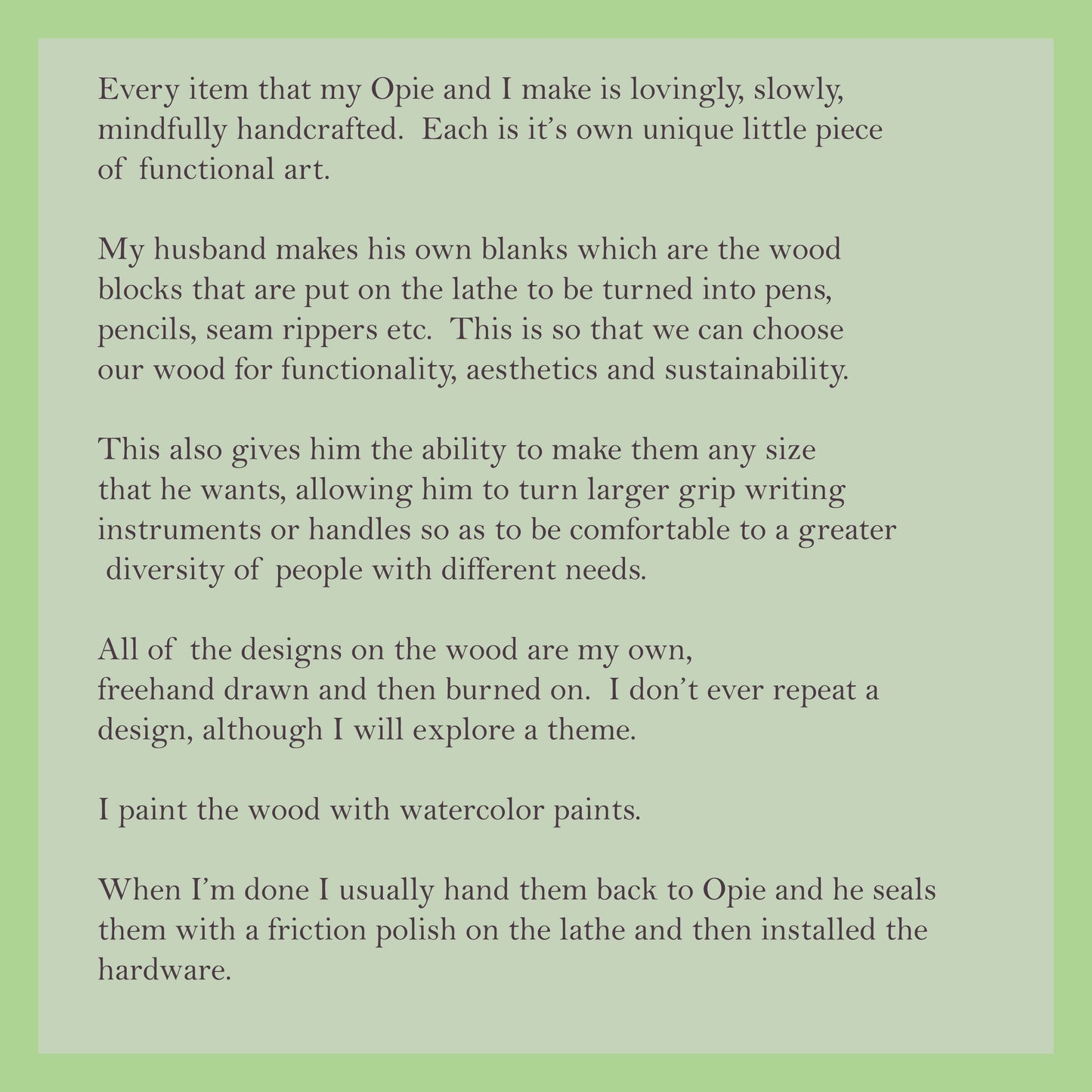 Large Grip Epoxy Resin and Wood Pen or Mechanical Pencil, Ergonomic Grip for More Comfortable Writing, Fancy Handmade Pen, Arthritis Pencil