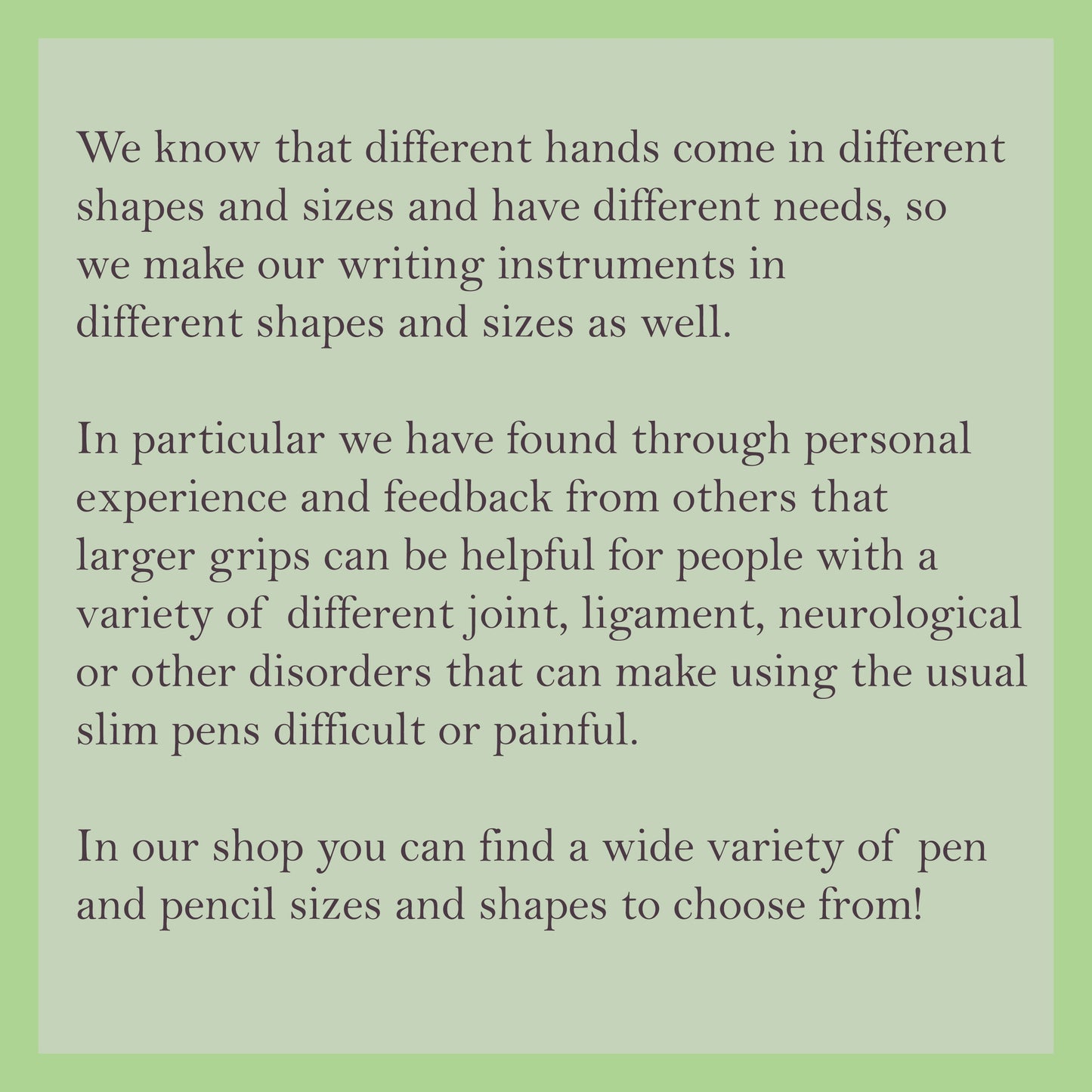 Large Grip Painted Pen or Mechanical Pencil, Ergonomic Grip for More Comfortable Writing, Fancy Pen, Handmade Wood Pen