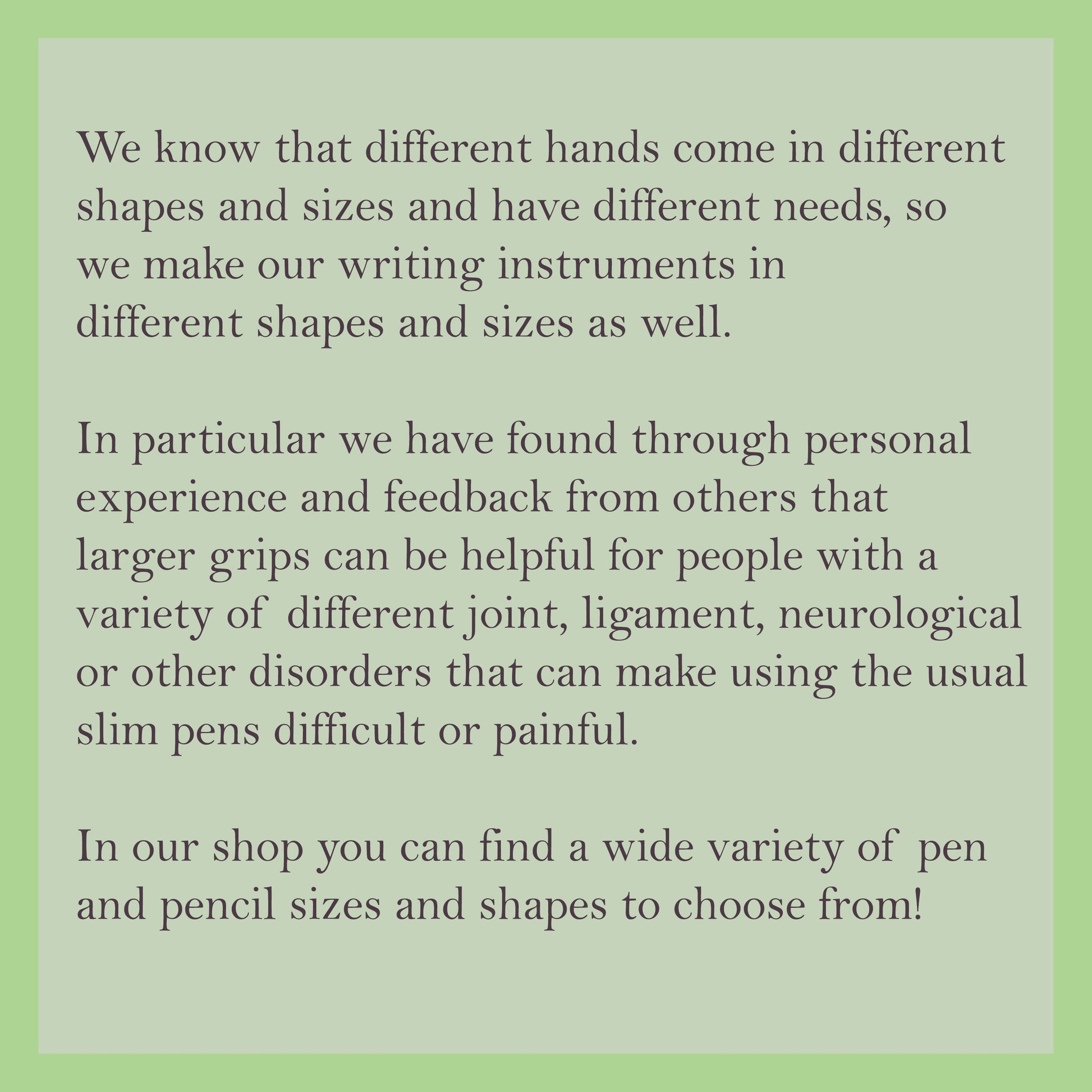 Large Grip Painted Wood Pen or Mechanical Pencil, Ergonomic Grip for More Comfortable Writing, Fancy Pen, Handmade Pen, Arthritis Pencil