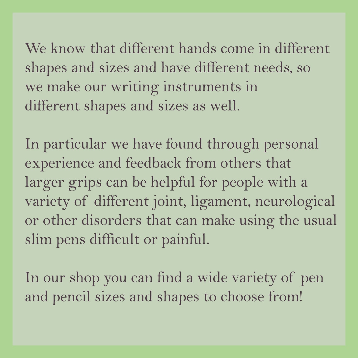 Large Grip Painted Pen or Mechanical Pencil, Ergonomic Grip for More Comfortable Writing, Fancy Pen, Handmade Wood Pen,