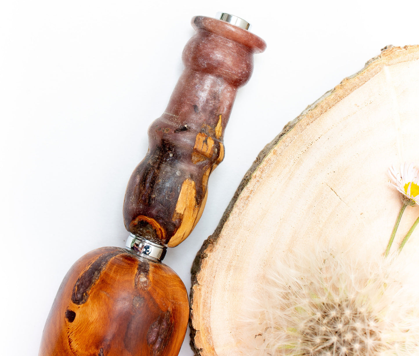 Large Grip Epoxy Resin Wood Pen or Mechanical Pencil, Ergonomic Grip for More Comfortable Writing, Fancy Handmade Pen, Arthritis Pencil