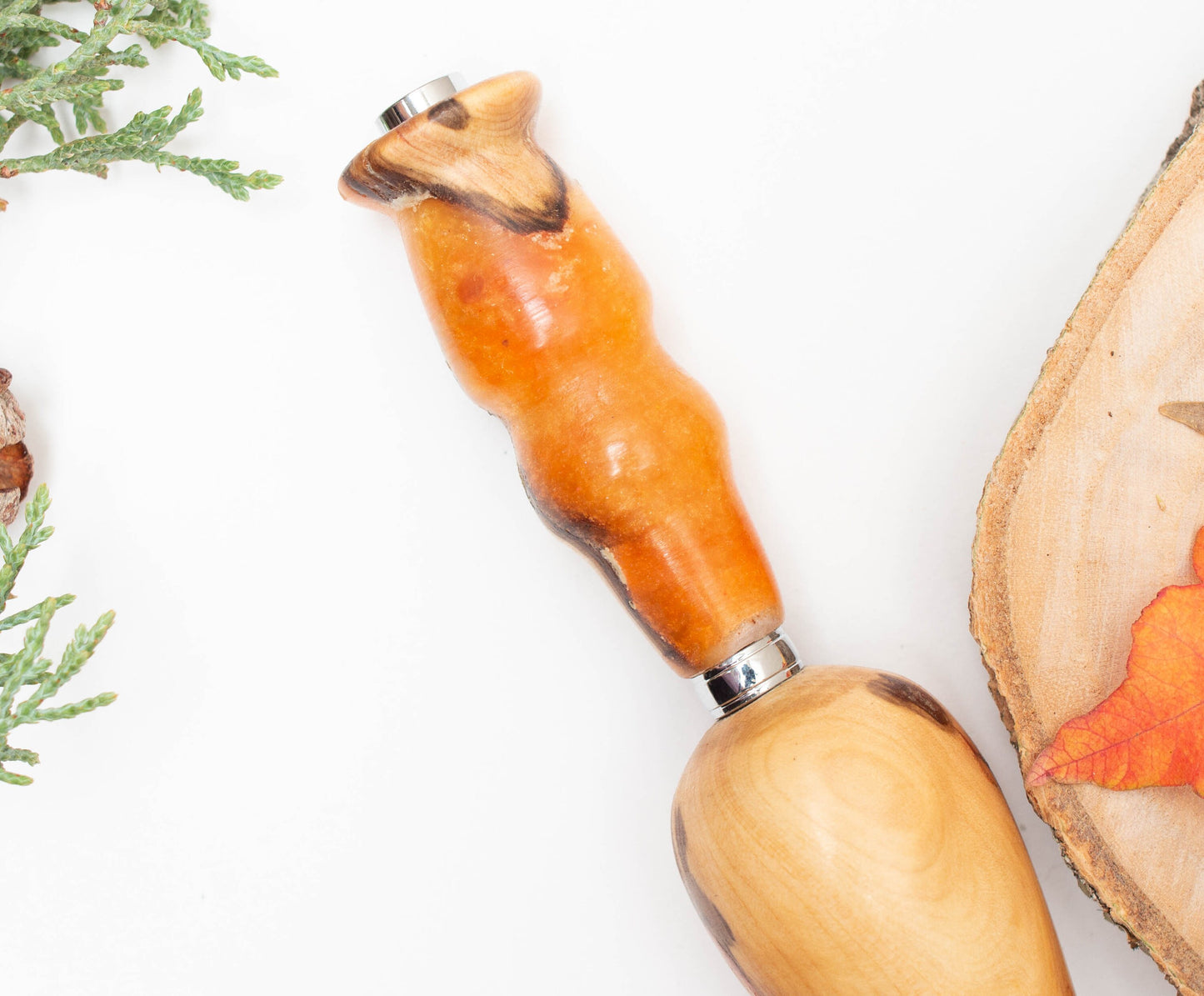 Large Grip Epoxy Resin Wood Pen or Mechanical Pencil, Ergonomic Grip for More Comfortable Writing, Fancy Handmade Pen, Arthritis Pencil