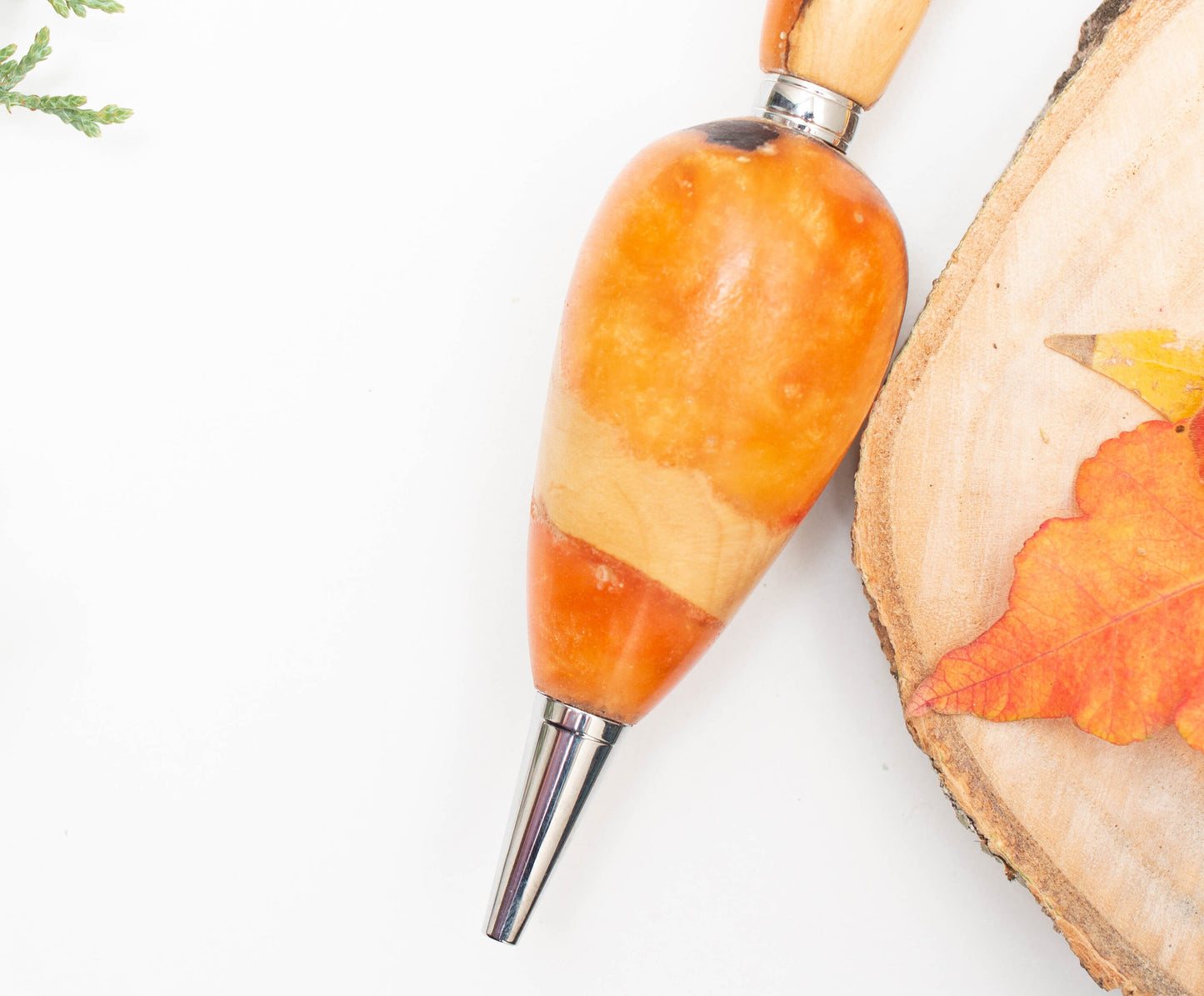 Large Grip Epoxy Resin Wood Pen or Mechanical Pencil, Ergonomic Grip for More Comfortable Writing, Fancy Handmade Pen, Arthritis Pencil