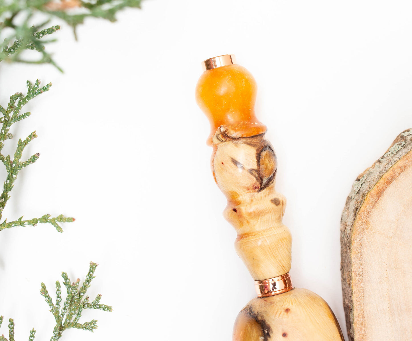 Large Grip Epoxy Resin and Wood Pen or Mechanical Pencil, Ergonomic Grip for More Comfortable Writing, Fancy Handmade Pen, Arthritis Pencil